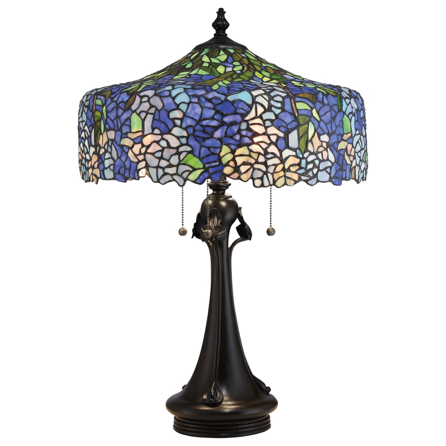 Quoizel - Galda lampa COBALT 3xE27/60W/230V