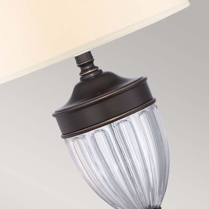 Quoizel - Galda lampa DENNISON 1xE27/60W/230V bronza