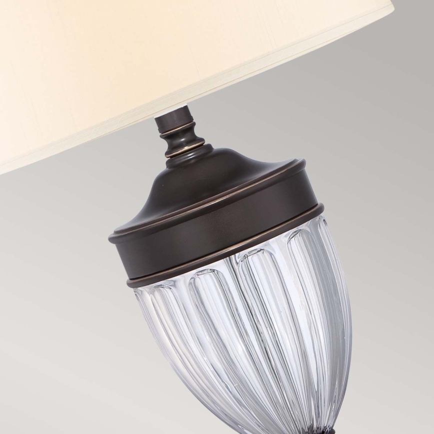Quoizel - Galda lampa DENNISON 1xE27/60W/230V bronza