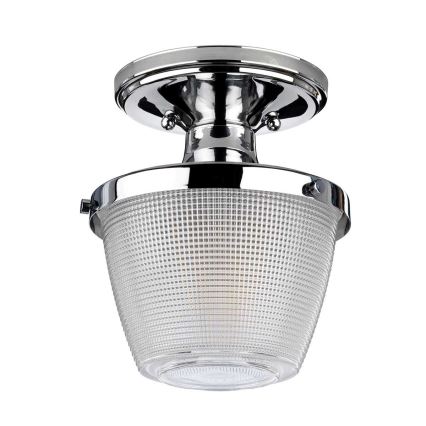 Quoizel - Vannas istabas griestu lampa DUBLIN 1xE27/40W/230V IP44 spīdīgi hromēts