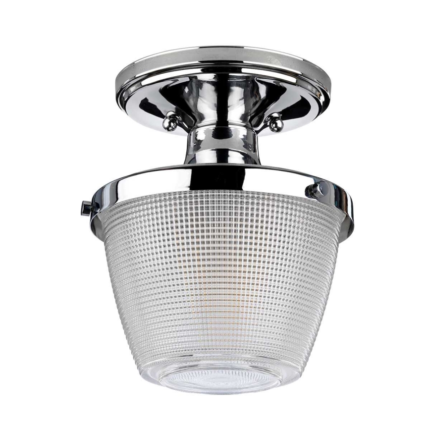 Quoizel - Vannas istabas griestu lampa DUBLIN 1xE27/40W/230V IP44 spīdīgi hromēts