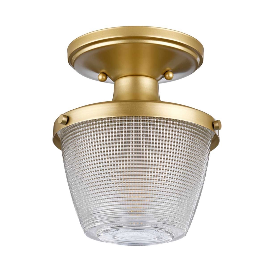 Quoizel - Vannas istabas griestu lampa DUBLIN 1xE27/40W/230V IP44 zelta