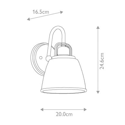 Quoizel - LED Vannas istabas sienas lampa DUBLIN 1xG9/3W/230V IP44 spīdīgi hromēts