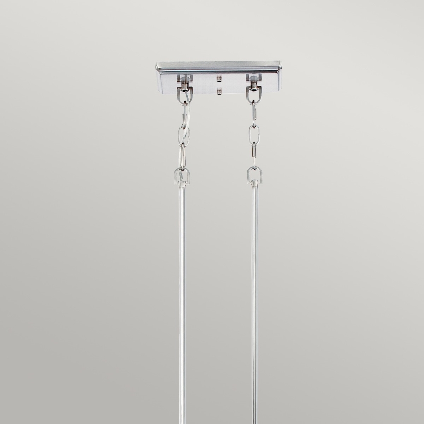 Quoizel - Lustra ar ķēdi EMERY 3xE27/100W/230V spīdīgi hromēts