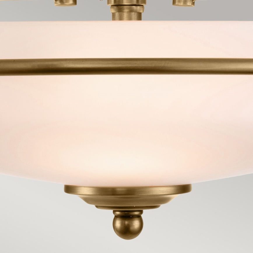 Quoizel - griestu lampa GRIFFIN 3xE27/60W/230V bronzas krāsā