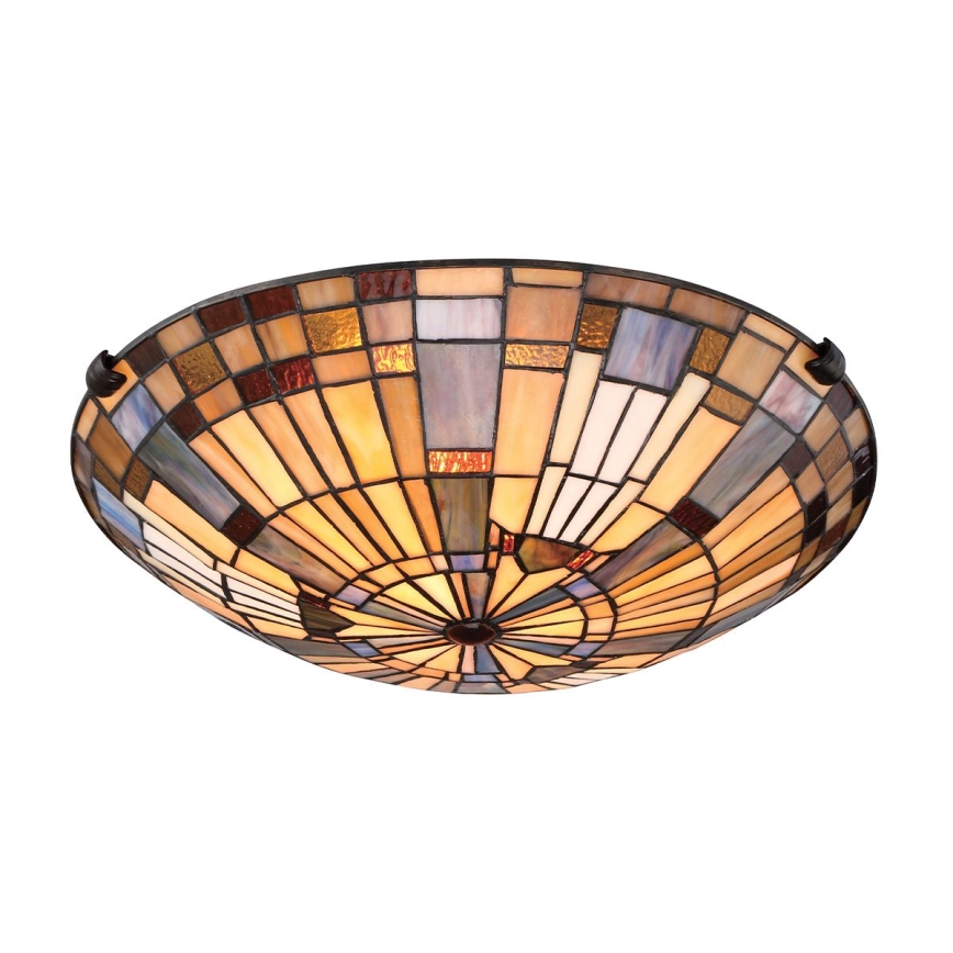 Quoizel - Griestu lampa INGLENOOK 2xE27/60W/230V d. 40,7 cm