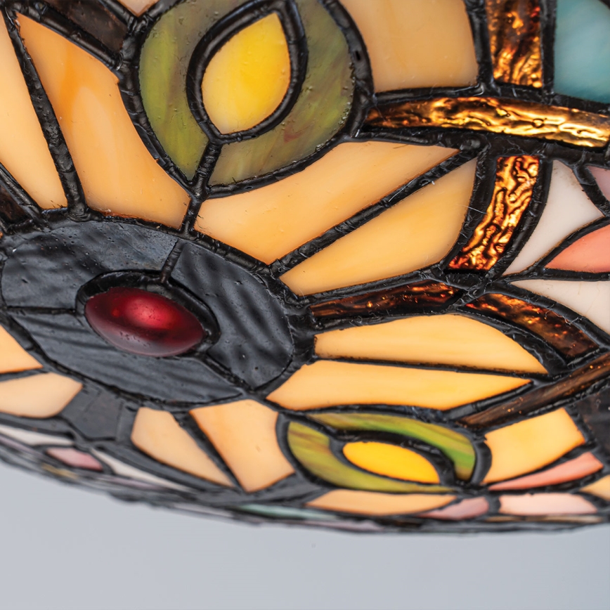 Quoizel - Griestu lampa Tiffany LARISSA 2xE27/40W/230V Ø 41,2 cm