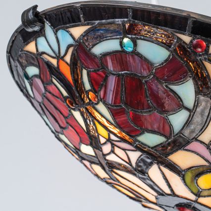 Quoizel - Griestu lampa Tiffany LARISSA 2xE27/40W/230V Ø 41,2 cm