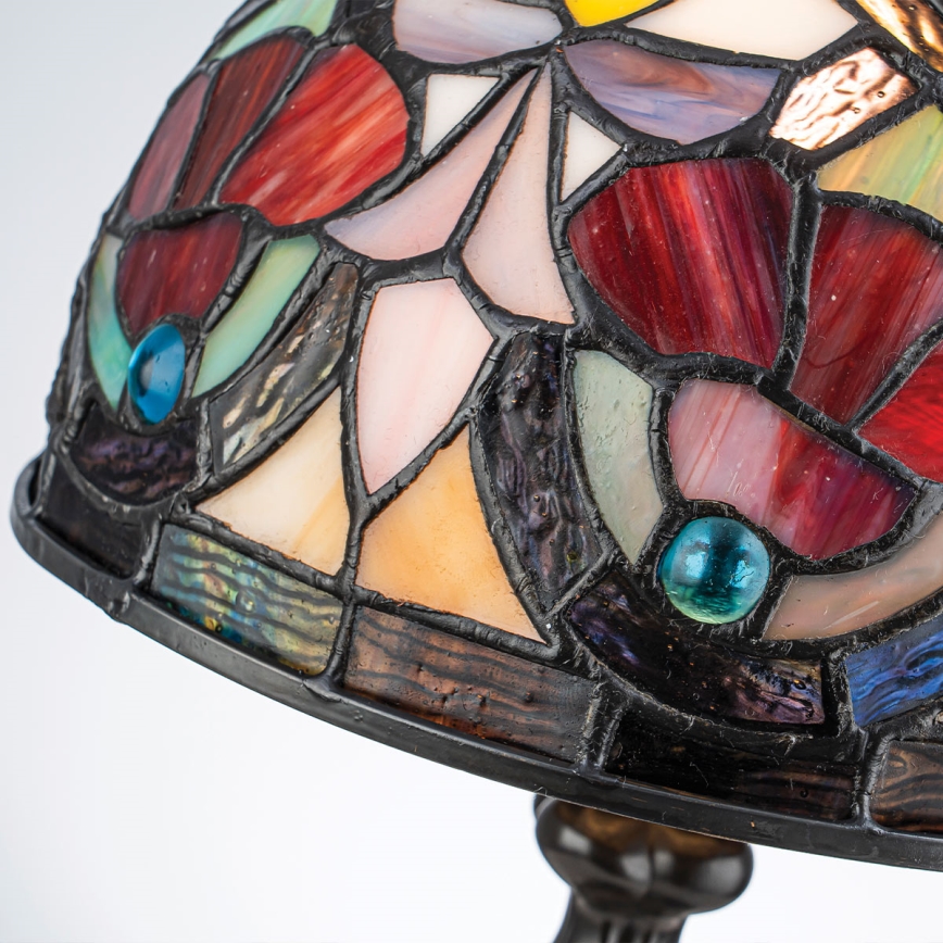 Quoizel - Tiffany galda lampa LARISSA 1xE14/40W/230V, Ø 20 cm