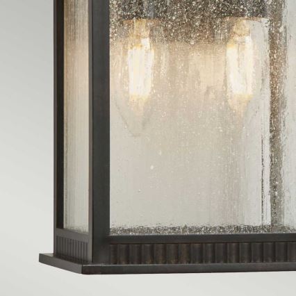 Quoizel - Āra sienas lampa LIVINGSTON 2xE14/40W/230V IP44
