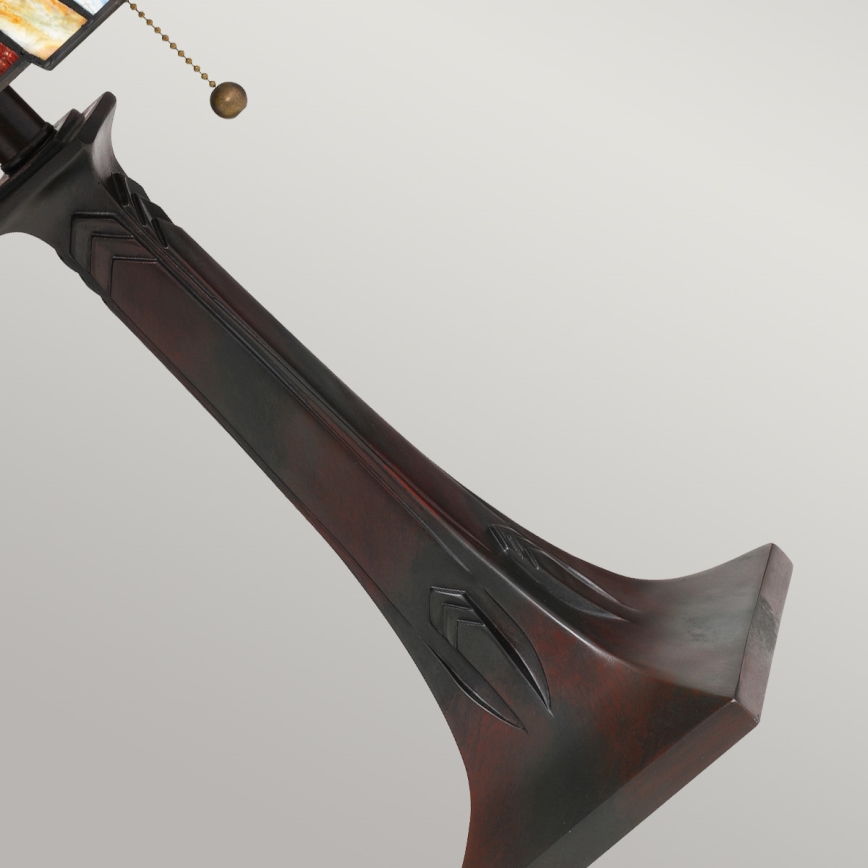 Quoizel - Galda lampa Tiffany MAYBECK 2xE27/60W/230V