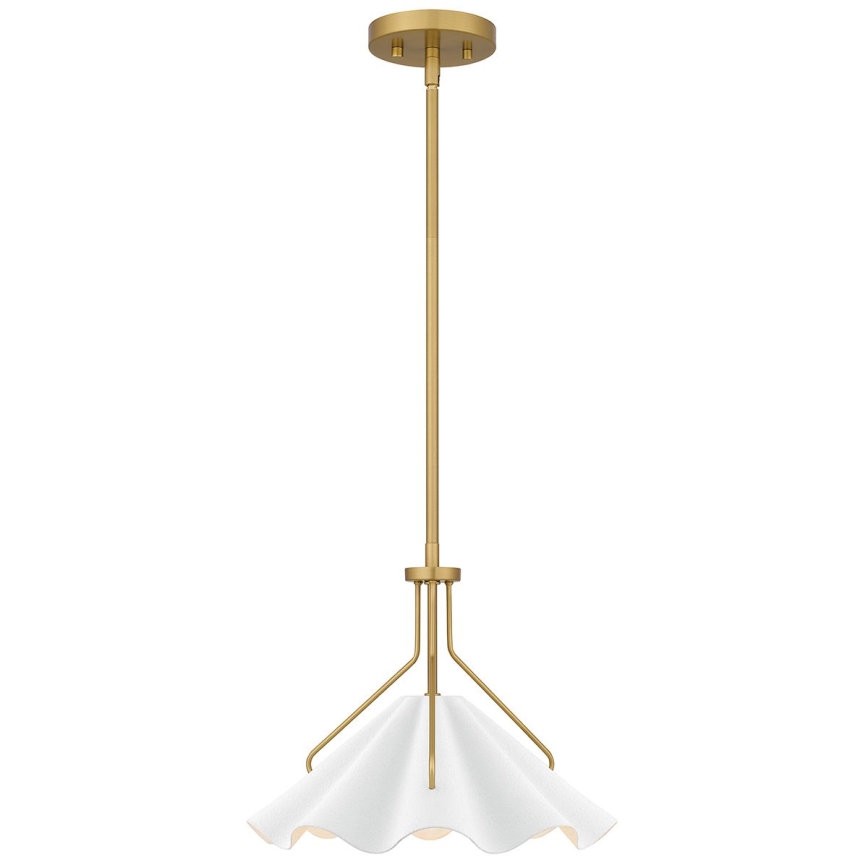 Quoizel - Lustra ar stieni MEJIA 1xE27/60W/230V d. 35,6 cm misiņš