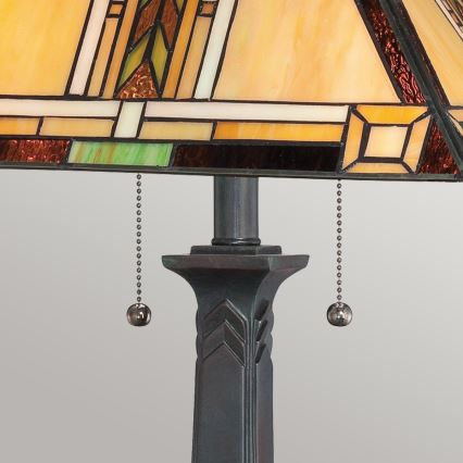 Quoizel - Galda lampa NAVAJO 2xE27/60W/230V
