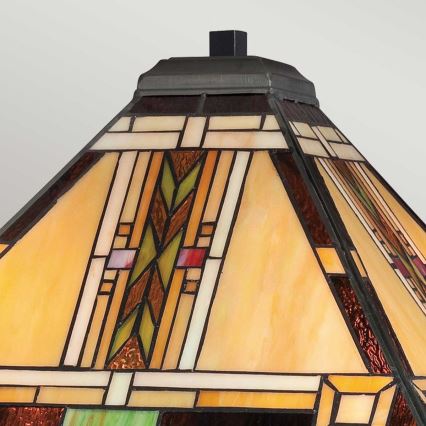 Quoizel - galda lampa Tiffany NAVAJO 2xE27/60W/230V