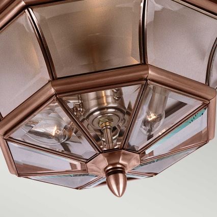 Quoizel - Āra griestu gaismeklis NEWBURY 3xE14/60W/230V IP44 vara krāsā