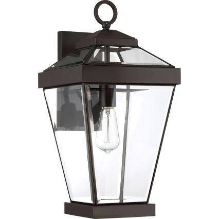 Quoizel - Āra sienas lampa RAVINE 1xE27/60W/230V IP44 brūna