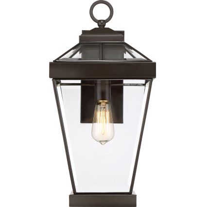 Quoizel - Āra sienas lampa RAVINE 1xE27/60W/230V IP44 brūna