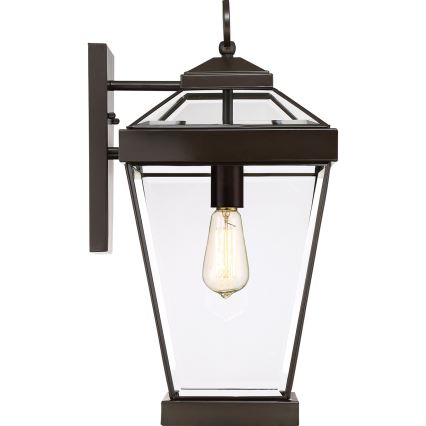 Quoizel - Āra sienas lampa RAVINE 1xE27/60W/230V IP44 brūna