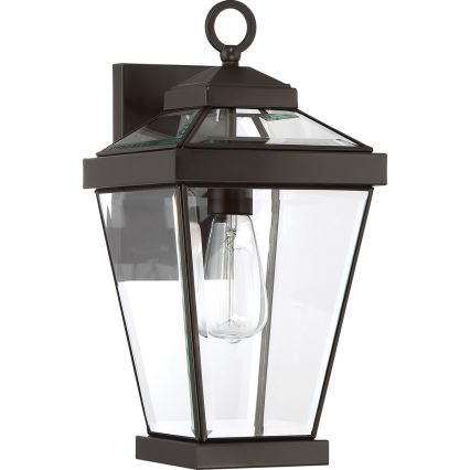 Quoizel - Āra sienas lampa RAVINE 1xE27/60W/230V IP44 brūna