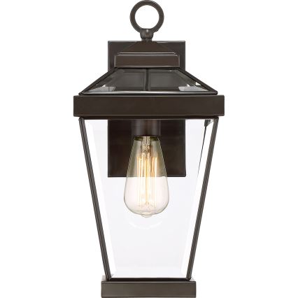 Quoizel - Āra sienas lampa RAVINE 1xE27/60W/230V IP44 brūna