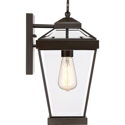 Quoizel - Āra sienas lampa RAVINE 1xE27/60W/230V IP44 brūna