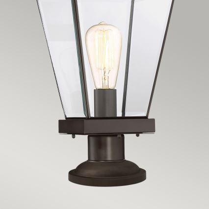 Quoizel - Āra lampa RAVINE 1xE27/60W/230V IP44 brūna