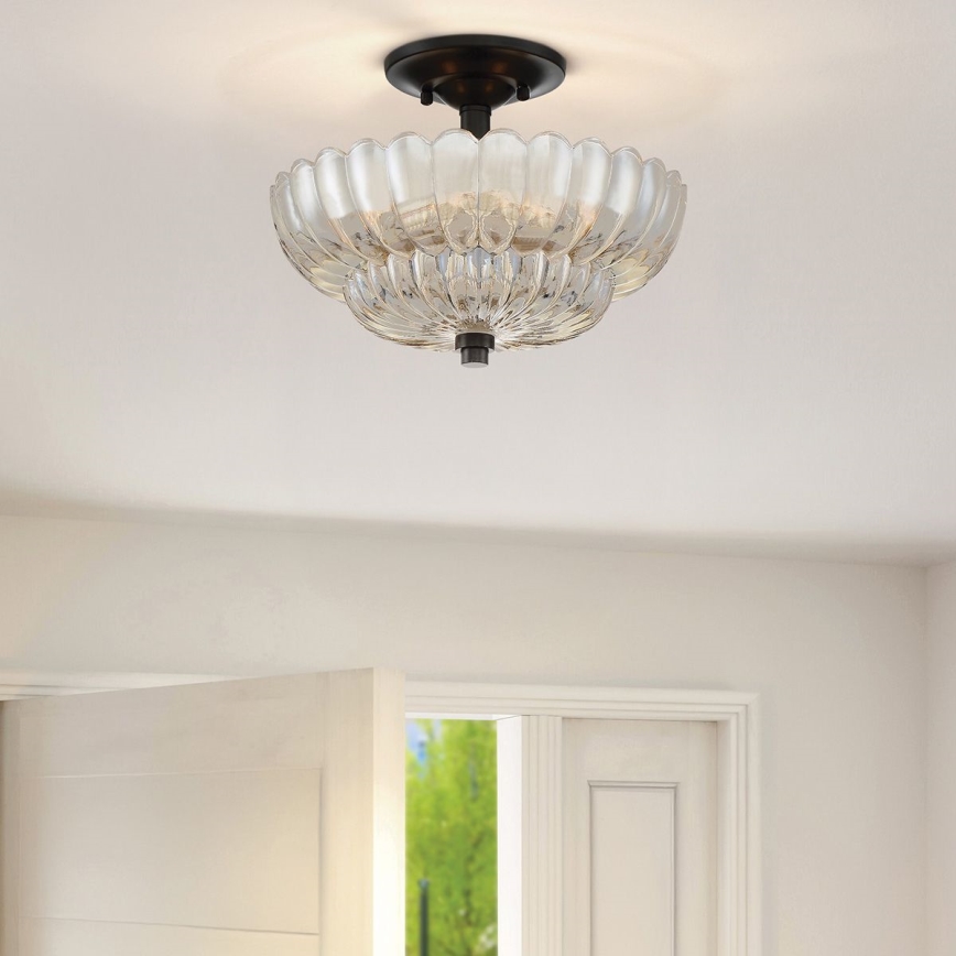 Quoizel - Griestu lampa WHITECAP 3xE14/40W/230V d. 29,7 cm