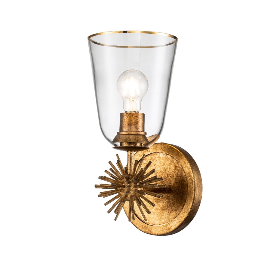 Quoizel - sienas gaismeklis STARING 1xE27/40W/230V, vara krāsā