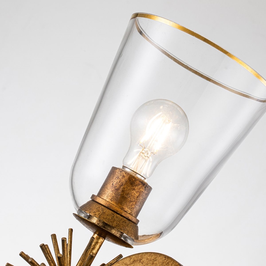 Quoizel - Sienas gaismeklis STARING 2xE27/40W/230V vara krāsas