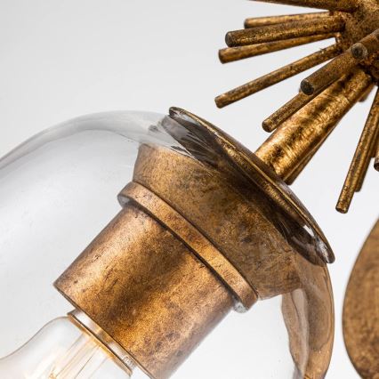 Quoizel - Sienas gaismeklis STARING 2xE27/40W/230V vara krāsas