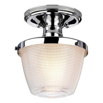 Quoizel - Vannas istabas griestu lampa DUBLIN 1xE27/40W/230V IP44 spīdīgi hromēts