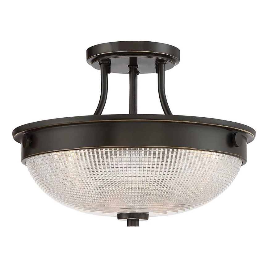 Quoizel - Virsapmetuma lustra MANTLE 2xE27/60W/230V bronza