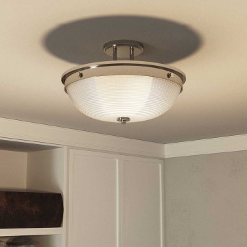 Quoizel - Virsapmetuma lustra MANTLE 2xE27/60W/230V spīdīgi hromēts