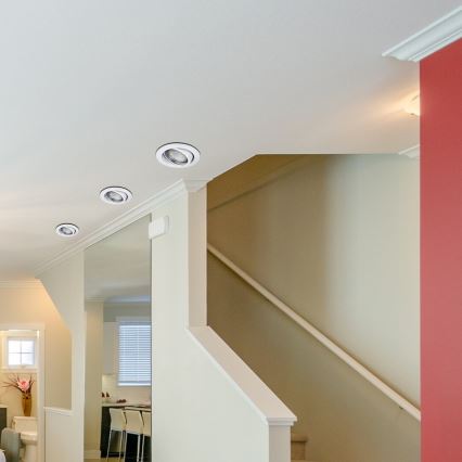 Rabalux - Komplekts 3x LED iebūvējamie griestu gaismekļi 1x GU10/3W/230V IP40