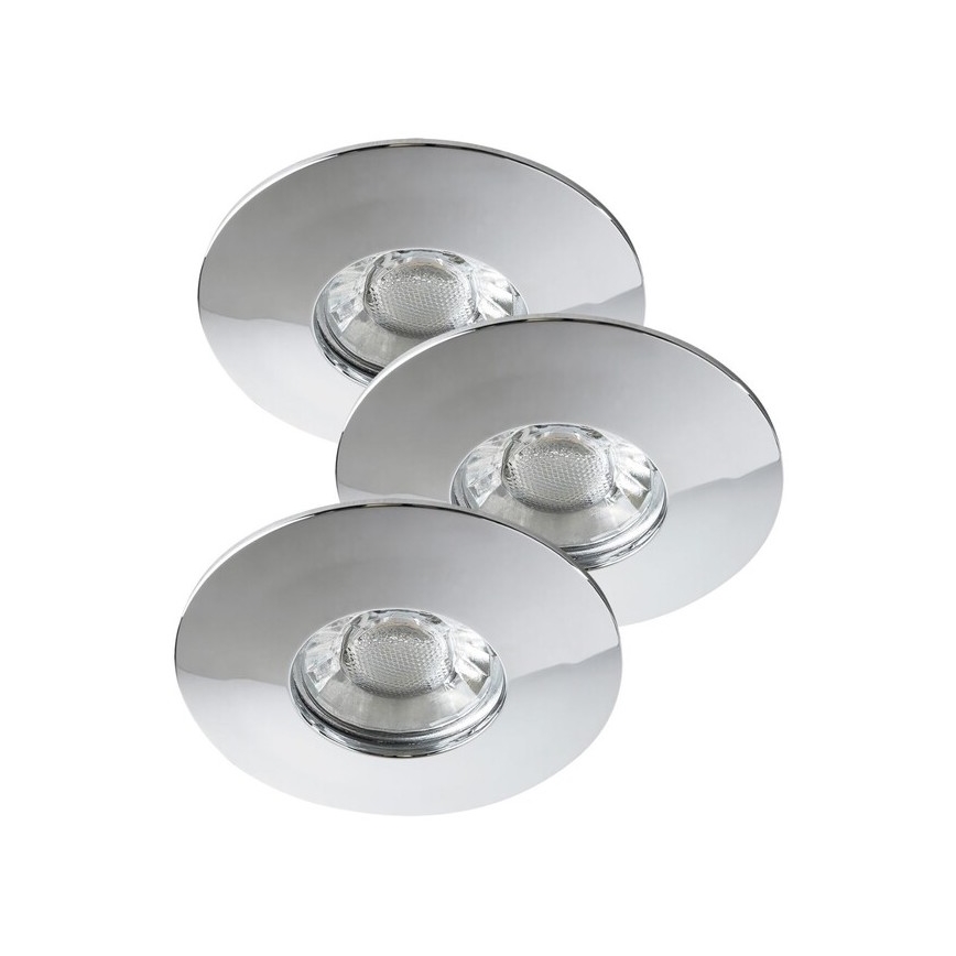 Rabalux - Komplekts 3xLED vannas istabas iebūvējami griestu gaismekļi LED/4W/230V IP44