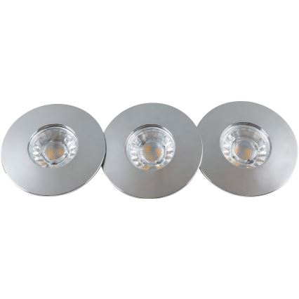 Rabalux - Komplekts 3xLED vannas istabas iebūvējami griestu gaismekļi LED/4W/230V IP44