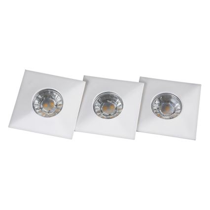 Rabalux - Komplekts ar 3 LED: vannas istabas iebūvējamais griestu gaismeklis LED/4W/230V IP44