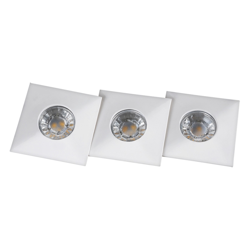 Rabalux - Komplekts ar 3 LED: vannas istabas iebūvējamais griestu gaismeklis LED/4W/230V IP44
