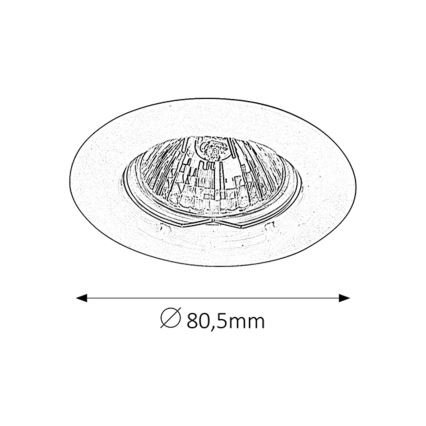 Rabalux 1088 - Iegremdēts Apgaismojums SPOT RELIGHT 1xGU5,3/50W/12V