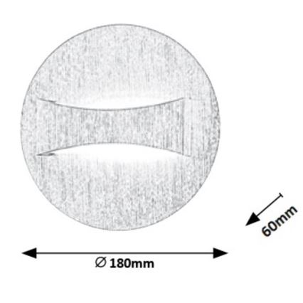 Rabalux - LED sienas gaismeklis LED/6W/230V