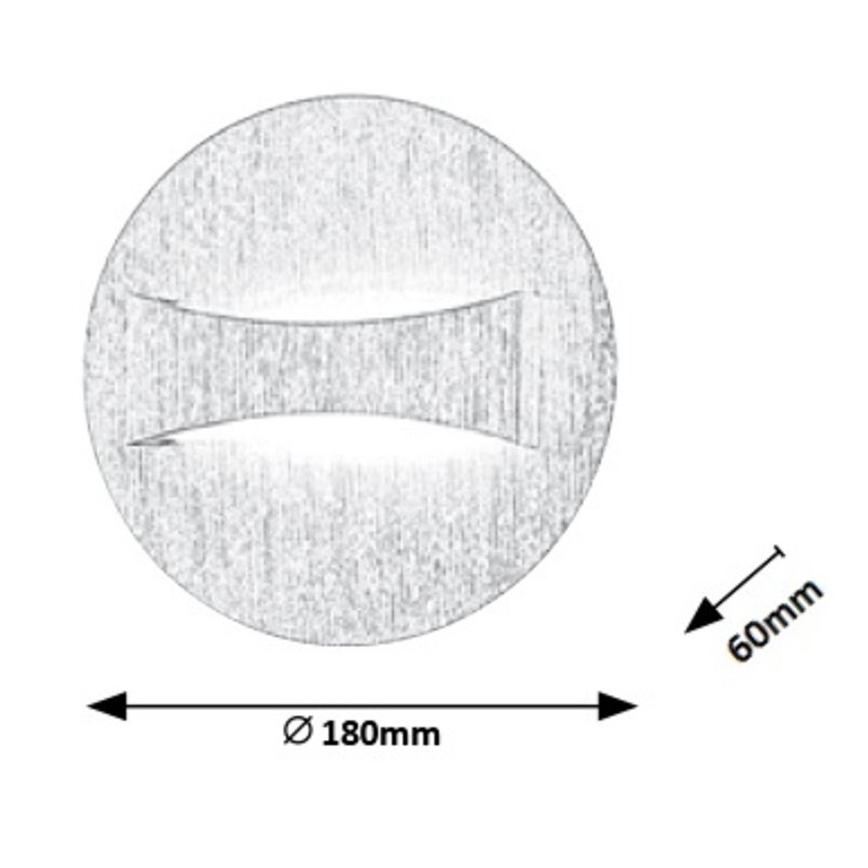 Rabalux - LED sienas gaismeklis LED/6W/230V