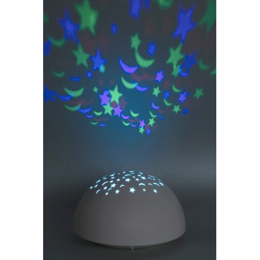Rabalux - LED Nakts gaismeklis RGB LED/0,5W/3xAA