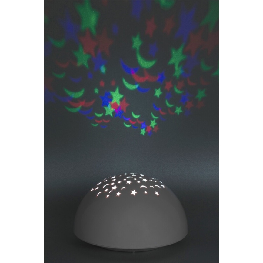 Rabalux - LED Nakts gaismeklis RGB LED/0,5W/3xAA
