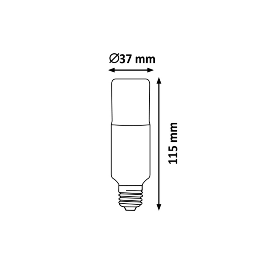 Rabalux - LED Spuldze T37 E27/9W/230V 3000K