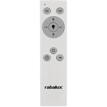 Rabalux 1509 - LED Aptumšojams griestu gaismeklis ar tālvadības pulti MASON LED/80W/230V