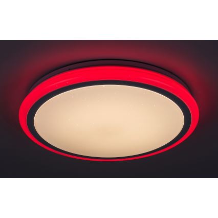Rabalux - LED dimmējams griestu gaismeklis ar tālvadības pulti RGB LED/32W/230V Ø 40 cm