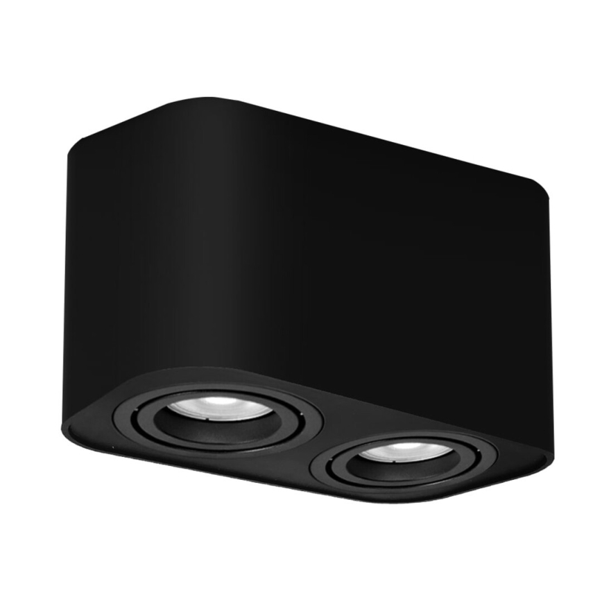 Rabalux - Starmetis 2xGU10/42W/230V melns
