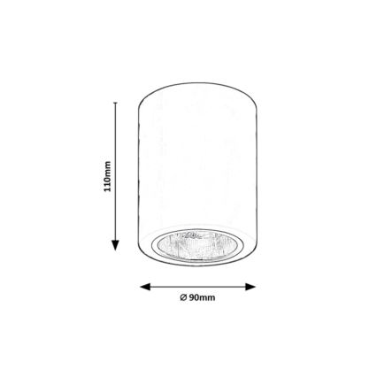 Rabalux - Punktveida gaismeklis 1xE27/25W/230V balts