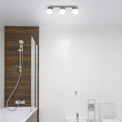Rabalux - Griestu gaismeklis vannas istabai 3xG9/28W/230V IP44 10x45 cm