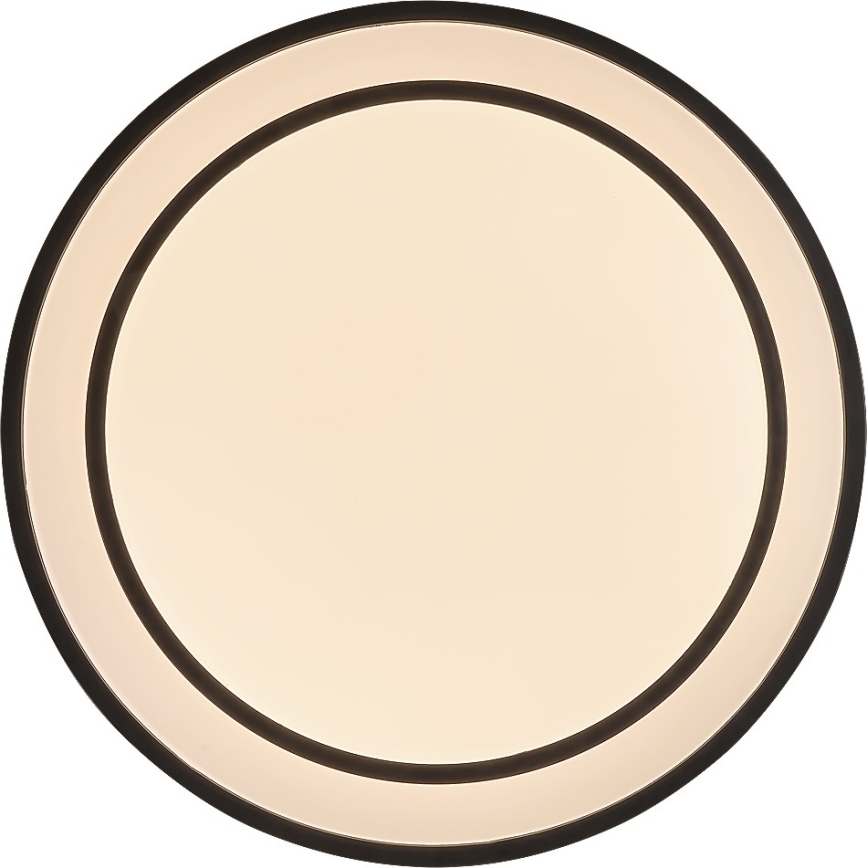 Rabalux - LED dimmējams griestu gaismeklis LED/40W/230V 3000-6500K melns Ø 49 cm + tālvadība